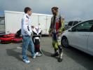 Stefan Bradl and Robbes Stieglitz in Laguna seca for tests, 2012, june