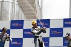 Hirohisa Hoshiyama, Japan with the trophy for his 1st Place on Panigale 1199